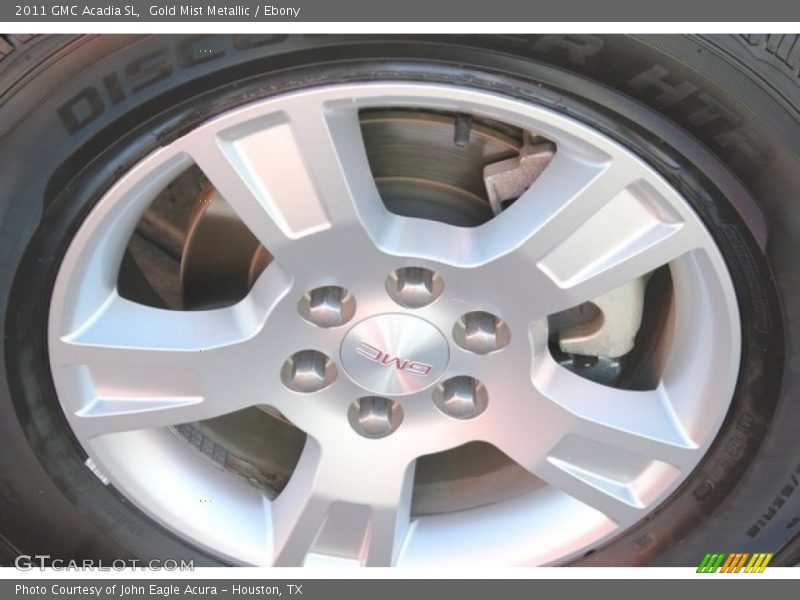 Gold Mist Metallic / Ebony 2011 GMC Acadia SL