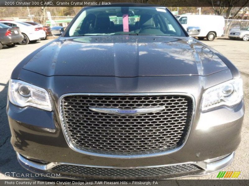 Granite Crystal Metallic / Black 2016 Chrysler 300 C AWD