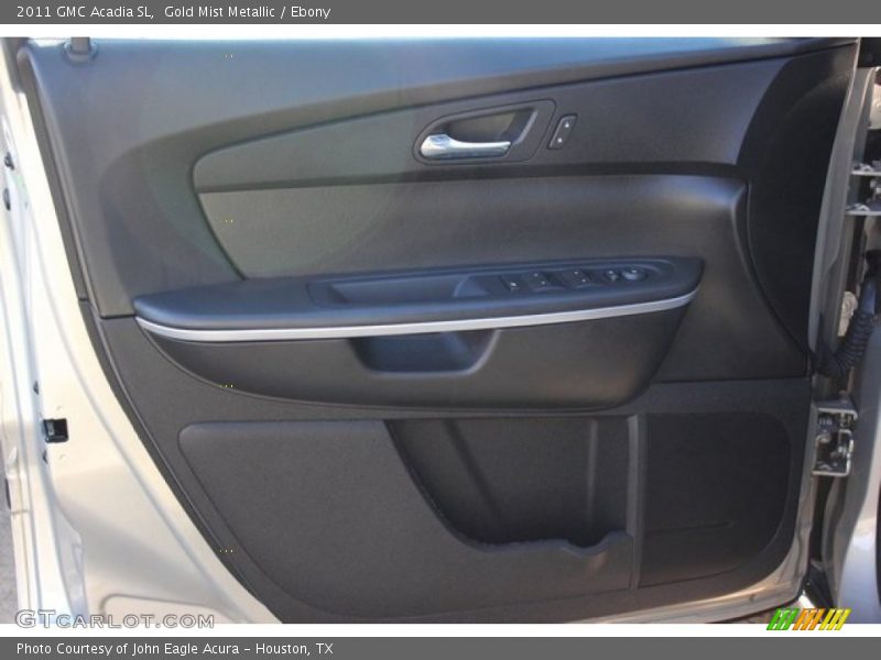 Gold Mist Metallic / Ebony 2011 GMC Acadia SL