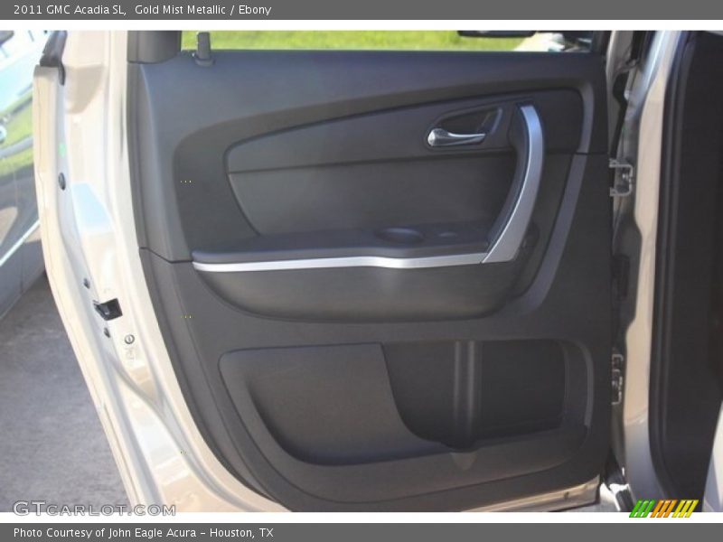 Gold Mist Metallic / Ebony 2011 GMC Acadia SL