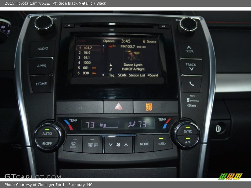 Attitude Black Metallic / Black 2015 Toyota Camry XSE