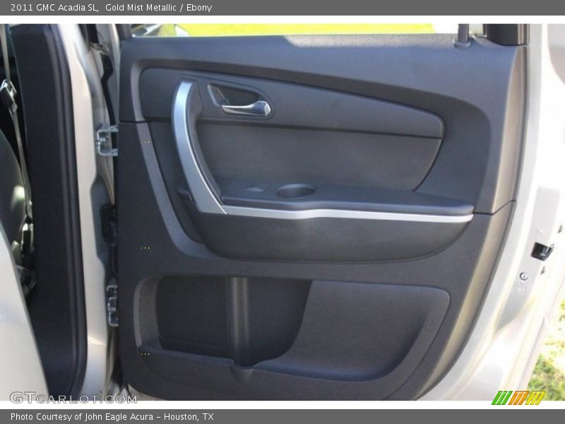 Gold Mist Metallic / Ebony 2011 GMC Acadia SL