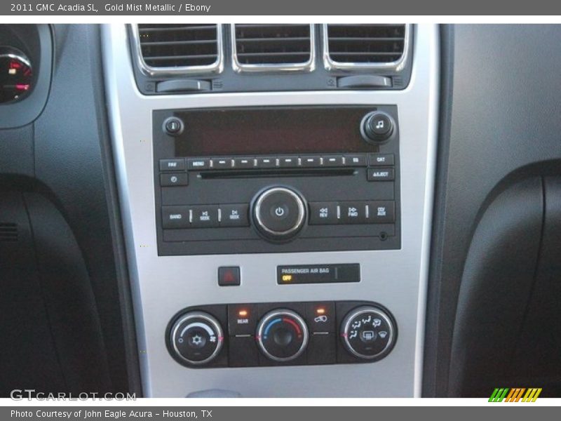 Gold Mist Metallic / Ebony 2011 GMC Acadia SL