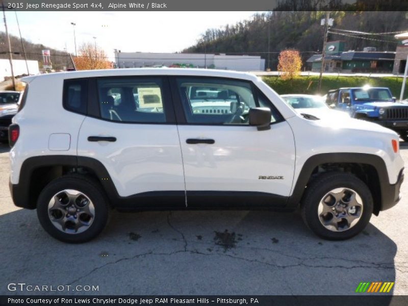 Alpine White / Black 2015 Jeep Renegade Sport 4x4