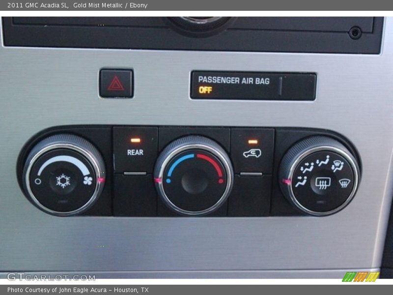 Gold Mist Metallic / Ebony 2011 GMC Acadia SL