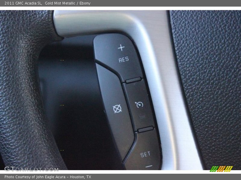 Gold Mist Metallic / Ebony 2011 GMC Acadia SL