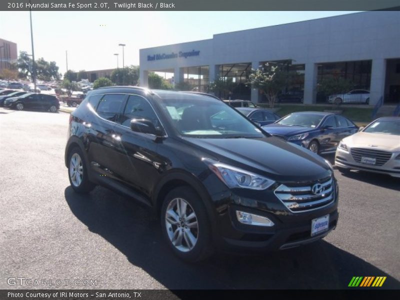 Twilight Black / Black 2016 Hyundai Santa Fe Sport 2.0T