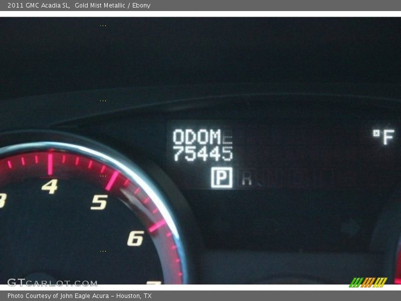 Gold Mist Metallic / Ebony 2011 GMC Acadia SL