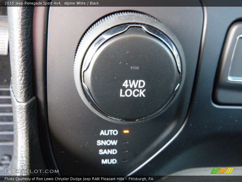 Alpine White / Black 2015 Jeep Renegade Sport 4x4