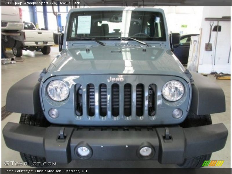 Anvil / Black 2015 Jeep Wrangler Sport 4x4