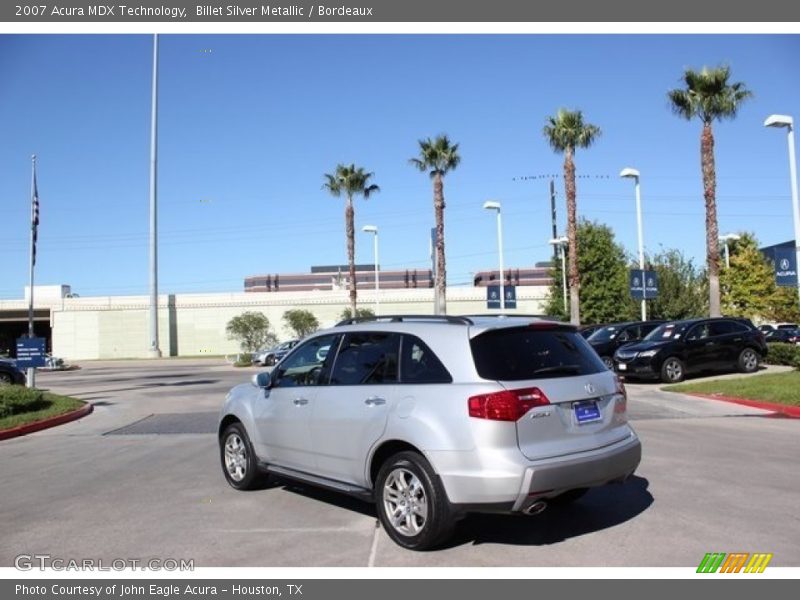 Billet Silver Metallic / Bordeaux 2007 Acura MDX Technology