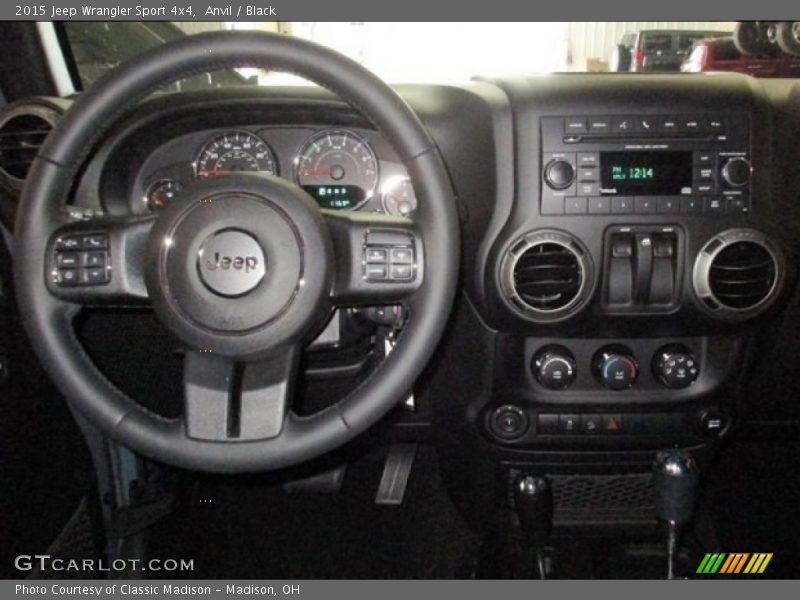 Anvil / Black 2015 Jeep Wrangler Sport 4x4