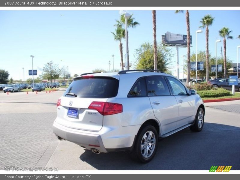 Billet Silver Metallic / Bordeaux 2007 Acura MDX Technology