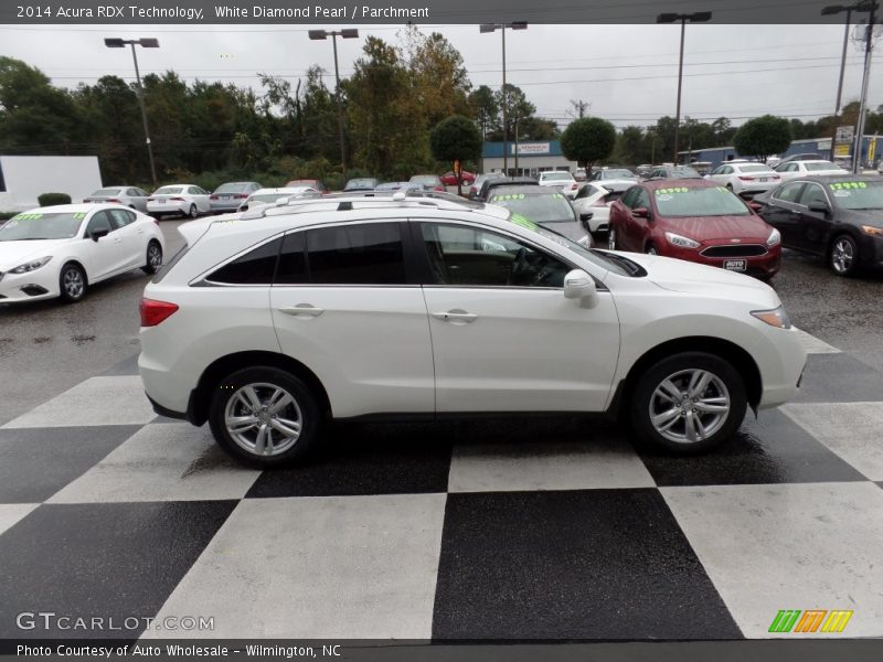 White Diamond Pearl / Parchment 2014 Acura RDX Technology