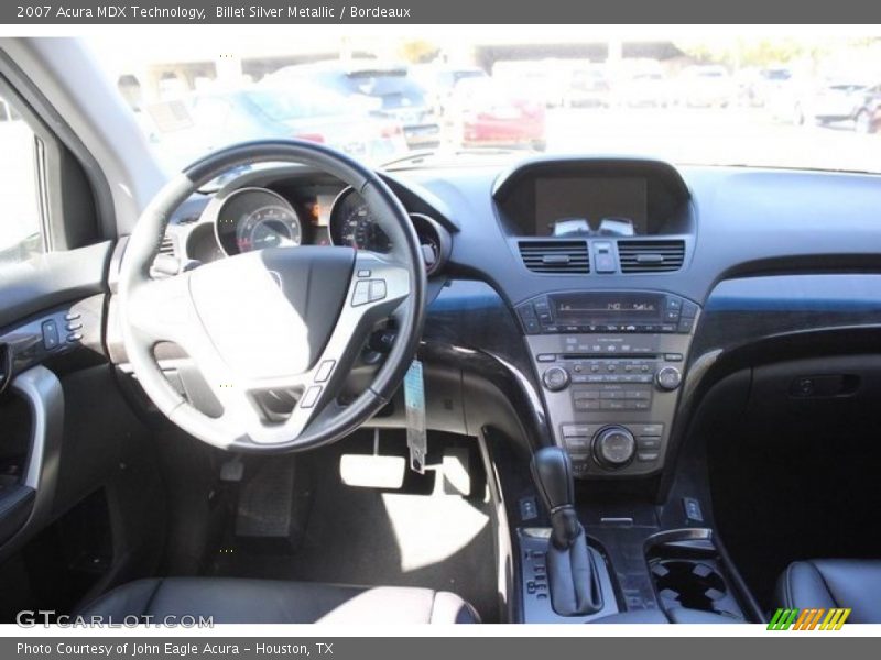 Billet Silver Metallic / Bordeaux 2007 Acura MDX Technology