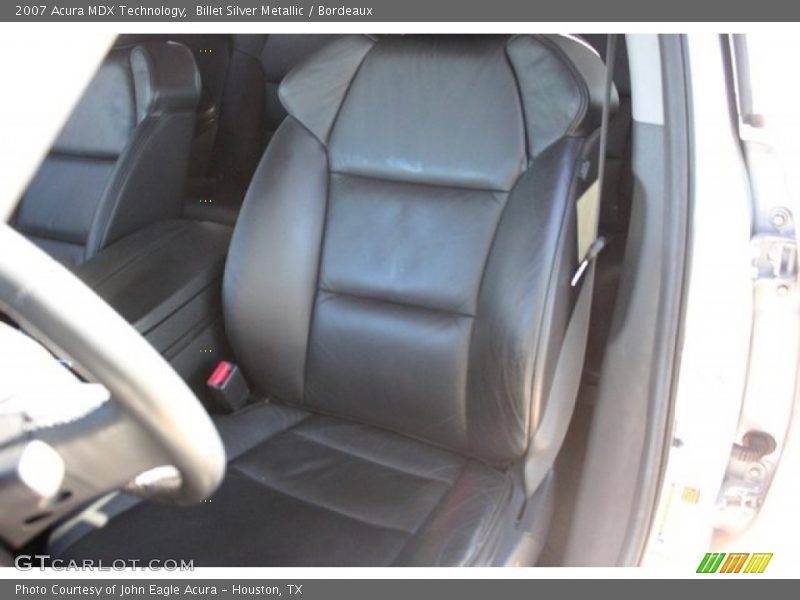 Billet Silver Metallic / Bordeaux 2007 Acura MDX Technology