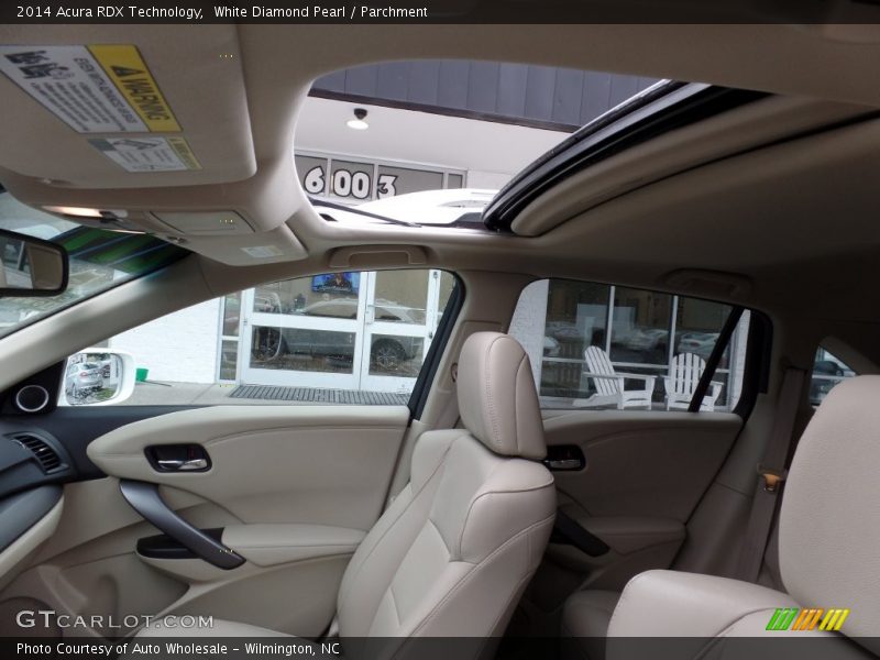 White Diamond Pearl / Parchment 2014 Acura RDX Technology
