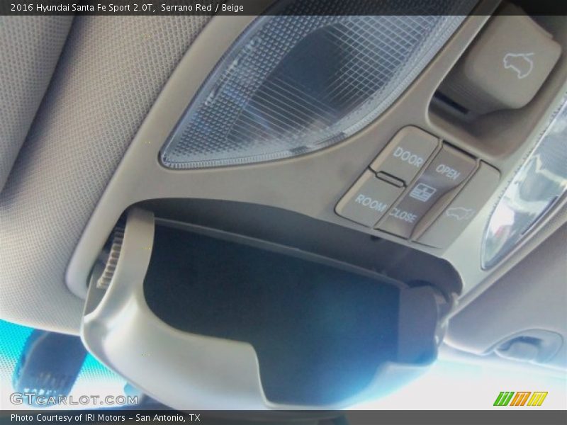 Serrano Red / Beige 2016 Hyundai Santa Fe Sport 2.0T