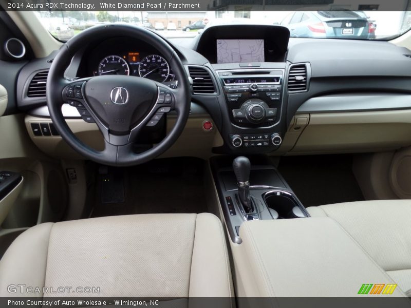 White Diamond Pearl / Parchment 2014 Acura RDX Technology