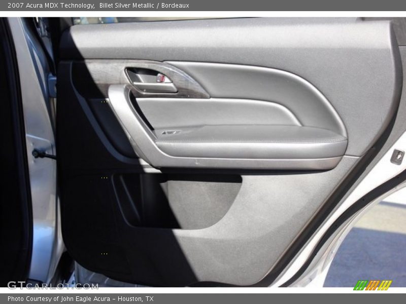 Billet Silver Metallic / Bordeaux 2007 Acura MDX Technology
