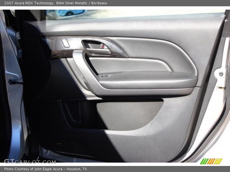 Billet Silver Metallic / Bordeaux 2007 Acura MDX Technology
