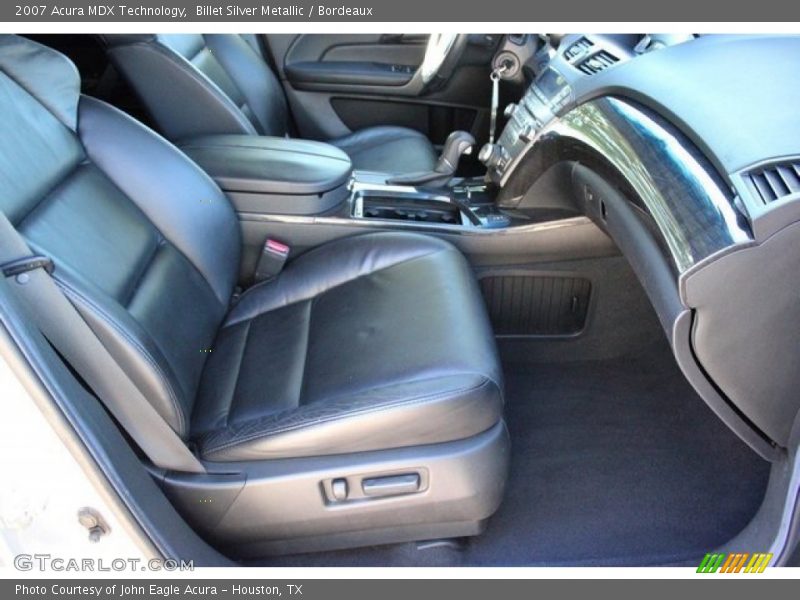 Billet Silver Metallic / Bordeaux 2007 Acura MDX Technology