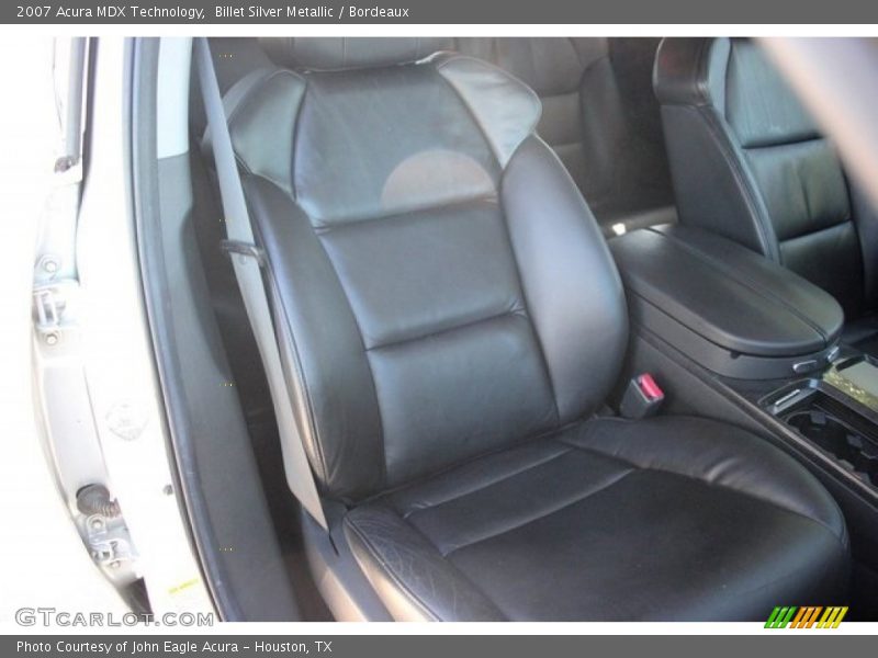 Billet Silver Metallic / Bordeaux 2007 Acura MDX Technology