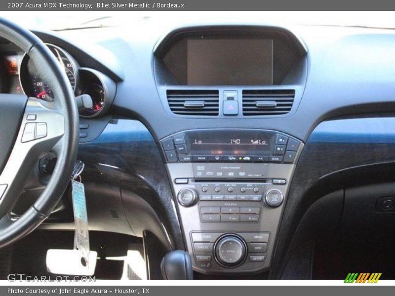 Billet Silver Metallic / Bordeaux 2007 Acura MDX Technology