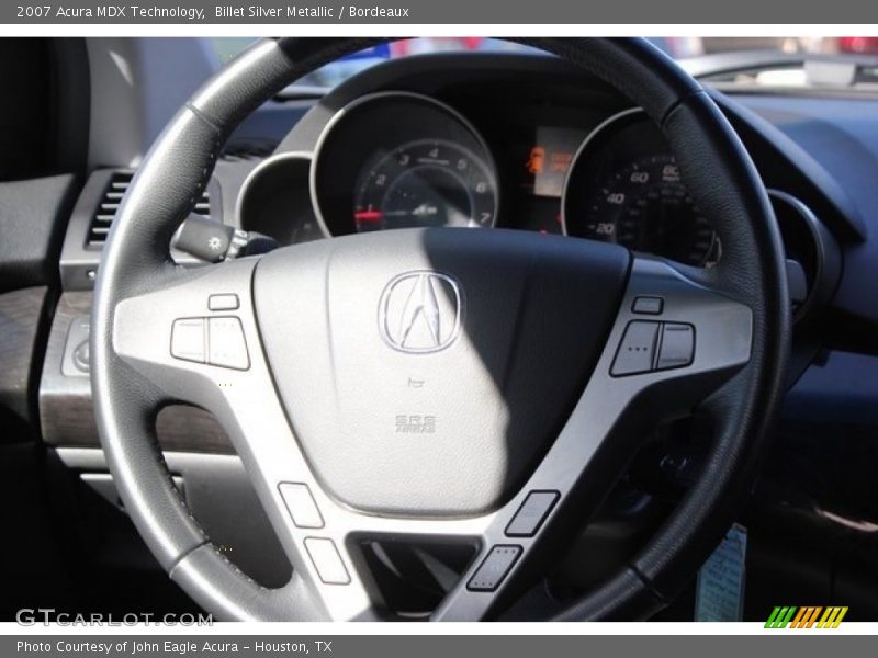 Billet Silver Metallic / Bordeaux 2007 Acura MDX Technology