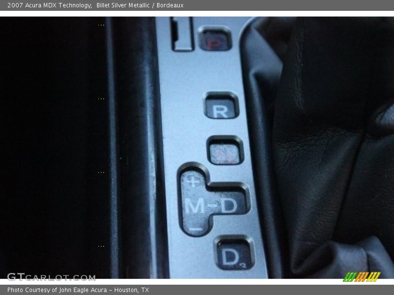 Billet Silver Metallic / Bordeaux 2007 Acura MDX Technology