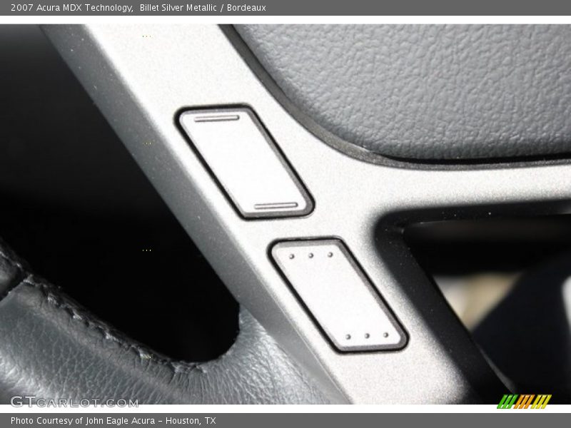 Billet Silver Metallic / Bordeaux 2007 Acura MDX Technology