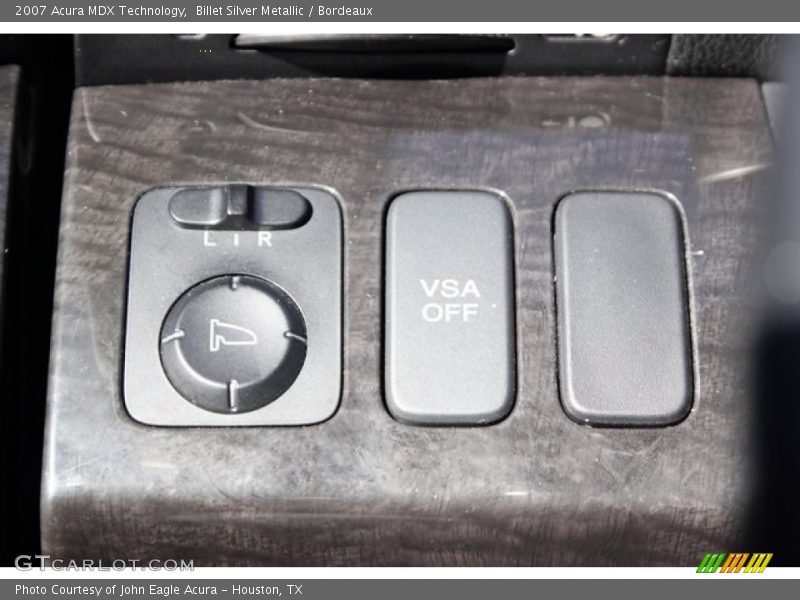 Billet Silver Metallic / Bordeaux 2007 Acura MDX Technology