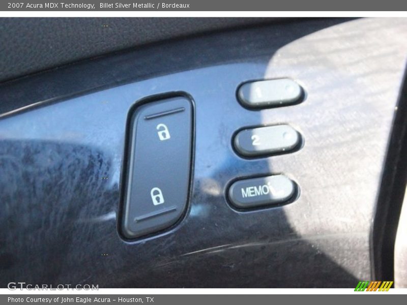 Billet Silver Metallic / Bordeaux 2007 Acura MDX Technology