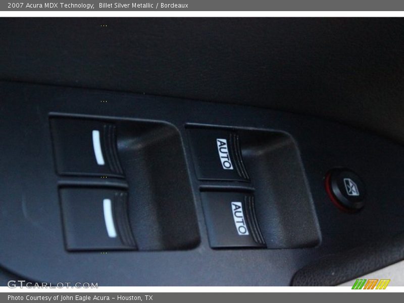 Billet Silver Metallic / Bordeaux 2007 Acura MDX Technology