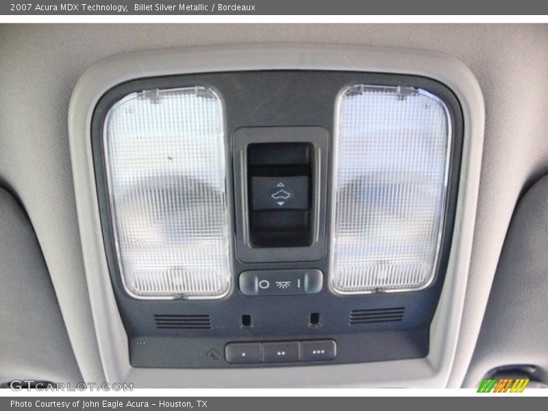 Billet Silver Metallic / Bordeaux 2007 Acura MDX Technology
