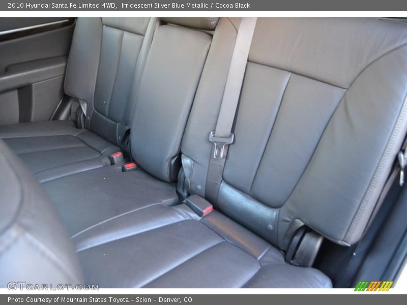 Irridescent Silver Blue Metallic / Cocoa Black 2010 Hyundai Santa Fe Limited 4WD