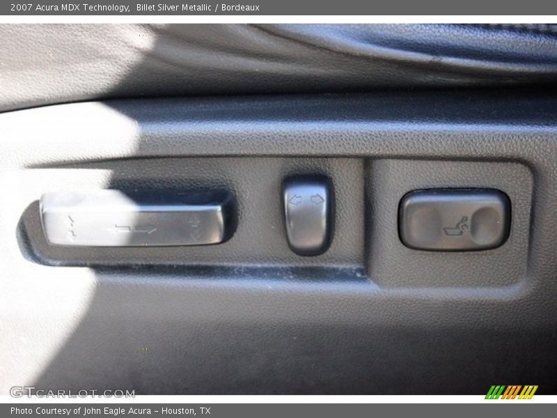 Billet Silver Metallic / Bordeaux 2007 Acura MDX Technology