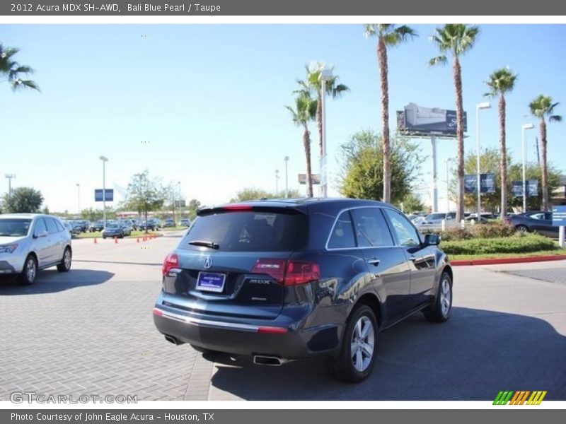Bali Blue Pearl / Taupe 2012 Acura MDX SH-AWD