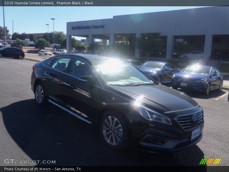 Phantom Black / Black 2016 Hyundai Sonata Limited