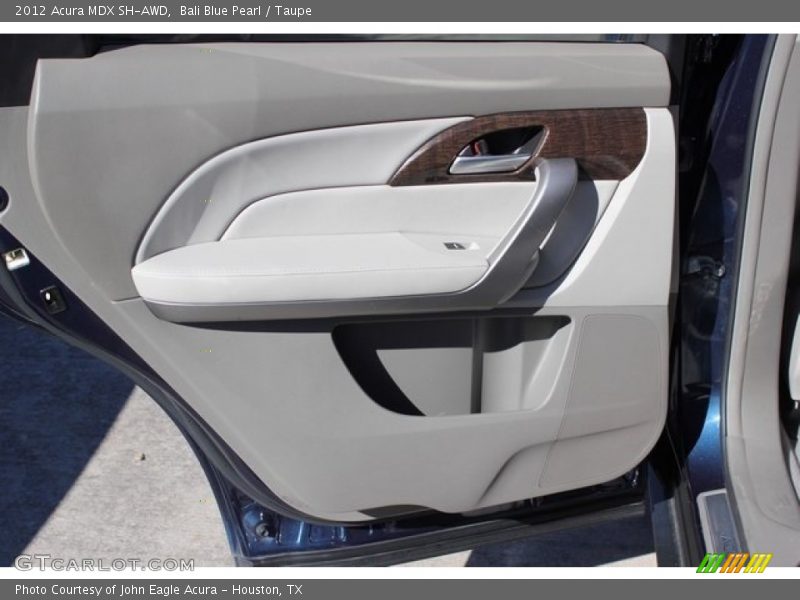 Bali Blue Pearl / Taupe 2012 Acura MDX SH-AWD