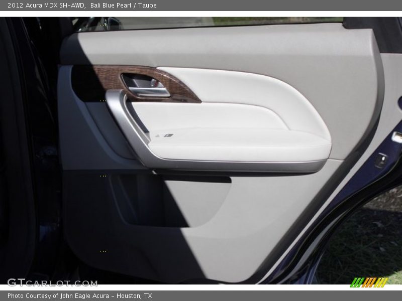 Bali Blue Pearl / Taupe 2012 Acura MDX SH-AWD