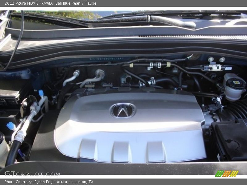 Bali Blue Pearl / Taupe 2012 Acura MDX SH-AWD