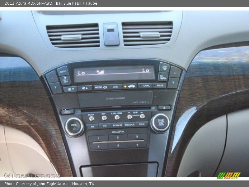 Bali Blue Pearl / Taupe 2012 Acura MDX SH-AWD