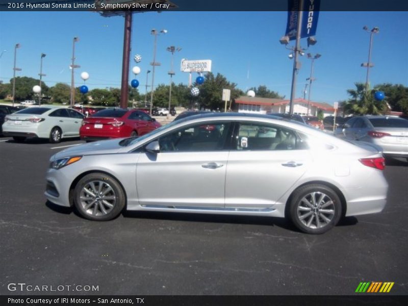 Symphony Silver / Gray 2016 Hyundai Sonata Limited