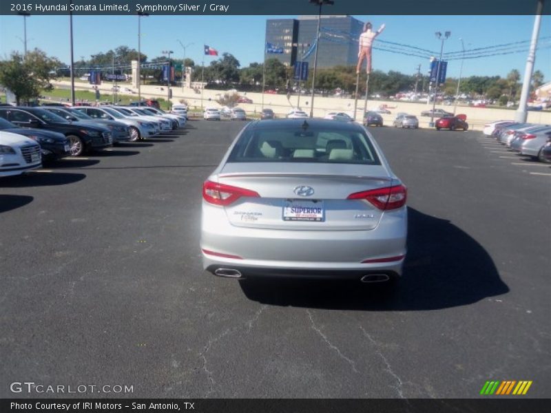 Symphony Silver / Gray 2016 Hyundai Sonata Limited