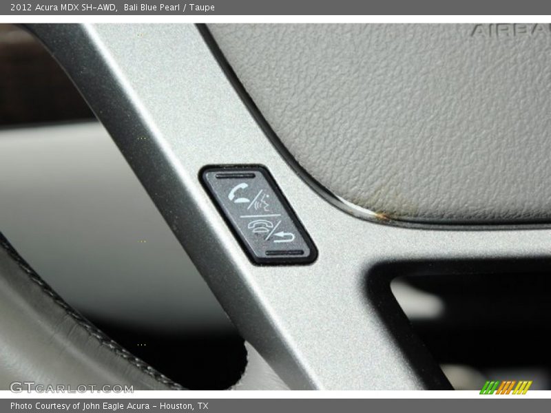 Bali Blue Pearl / Taupe 2012 Acura MDX SH-AWD