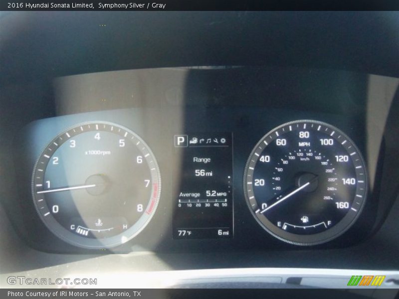 Symphony Silver / Gray 2016 Hyundai Sonata Limited