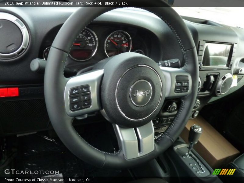 Black / Black 2016 Jeep Wrangler Unlimited Rubicon Hard Rock 4x4