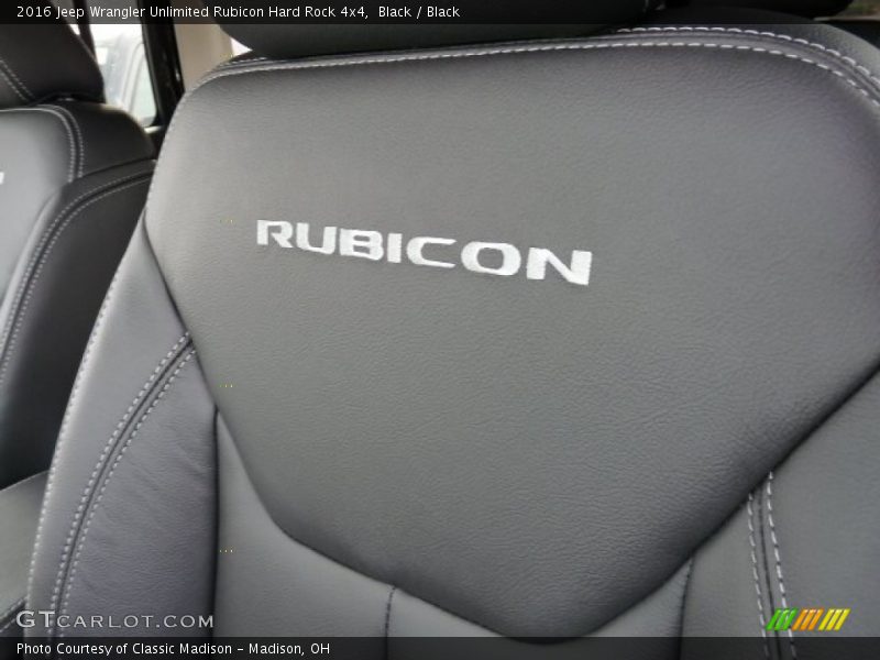 Black / Black 2016 Jeep Wrangler Unlimited Rubicon Hard Rock 4x4