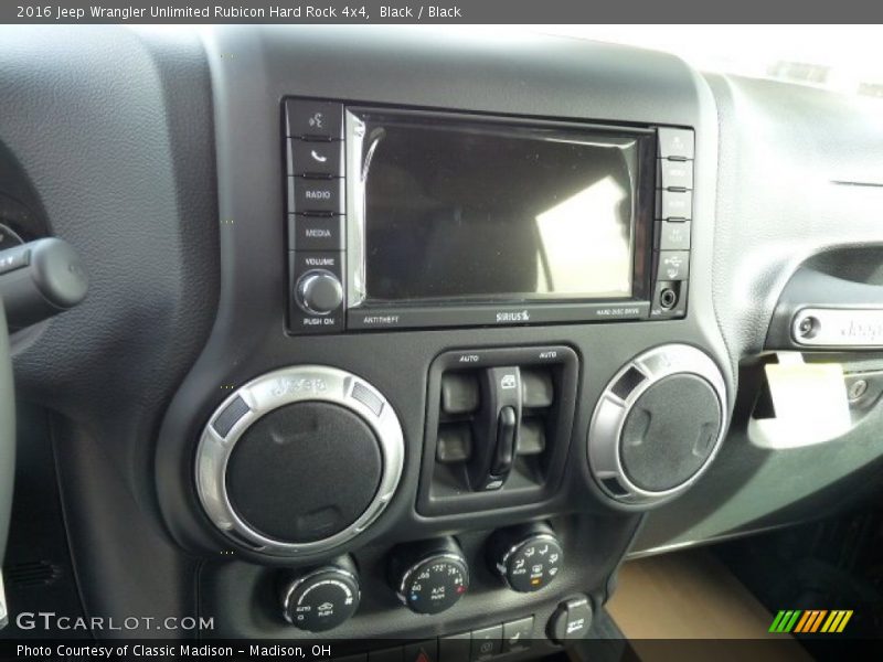Controls of 2016 Wrangler Unlimited Rubicon Hard Rock 4x4